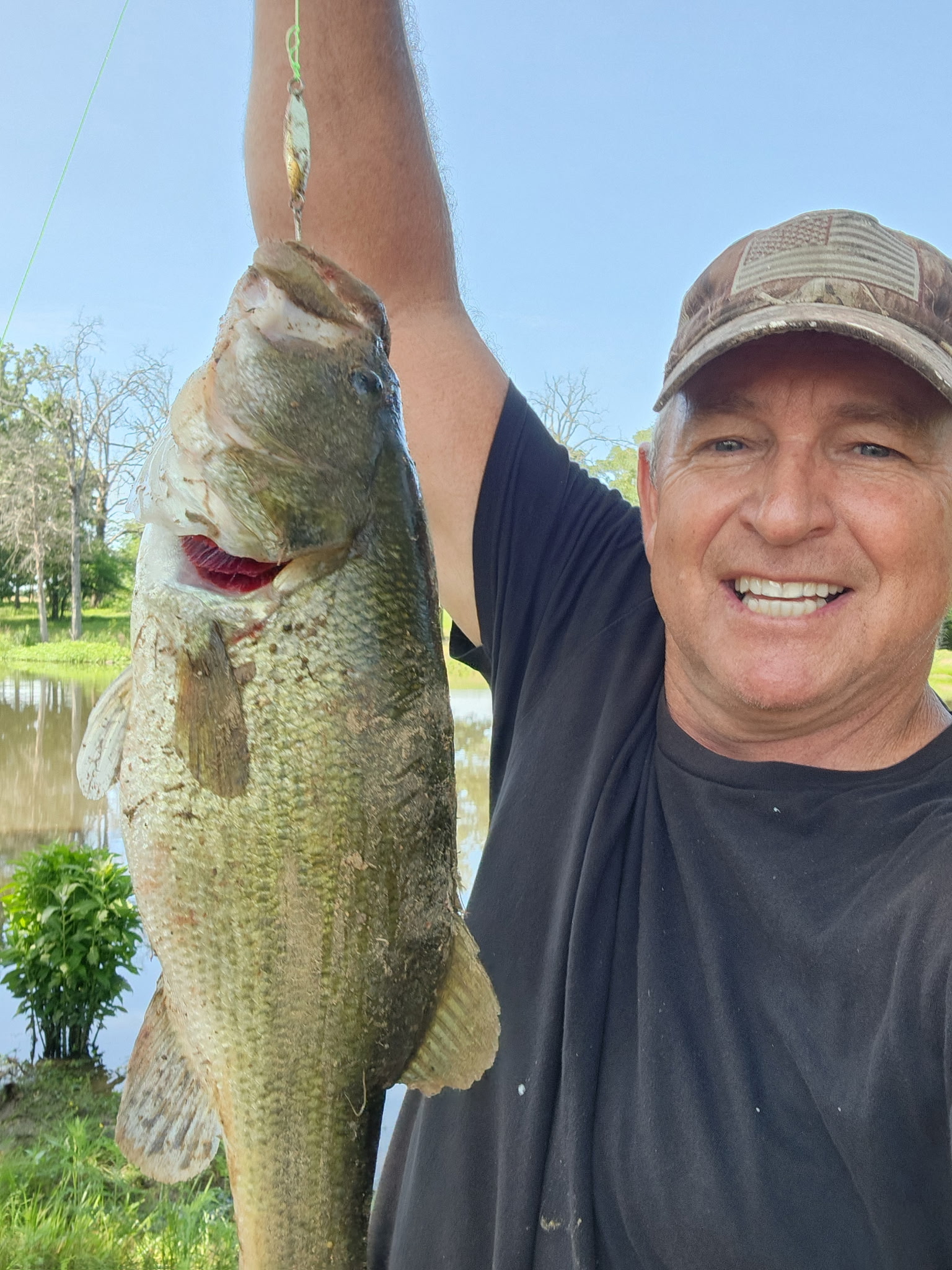 The fishing pond at The Promised Land Community