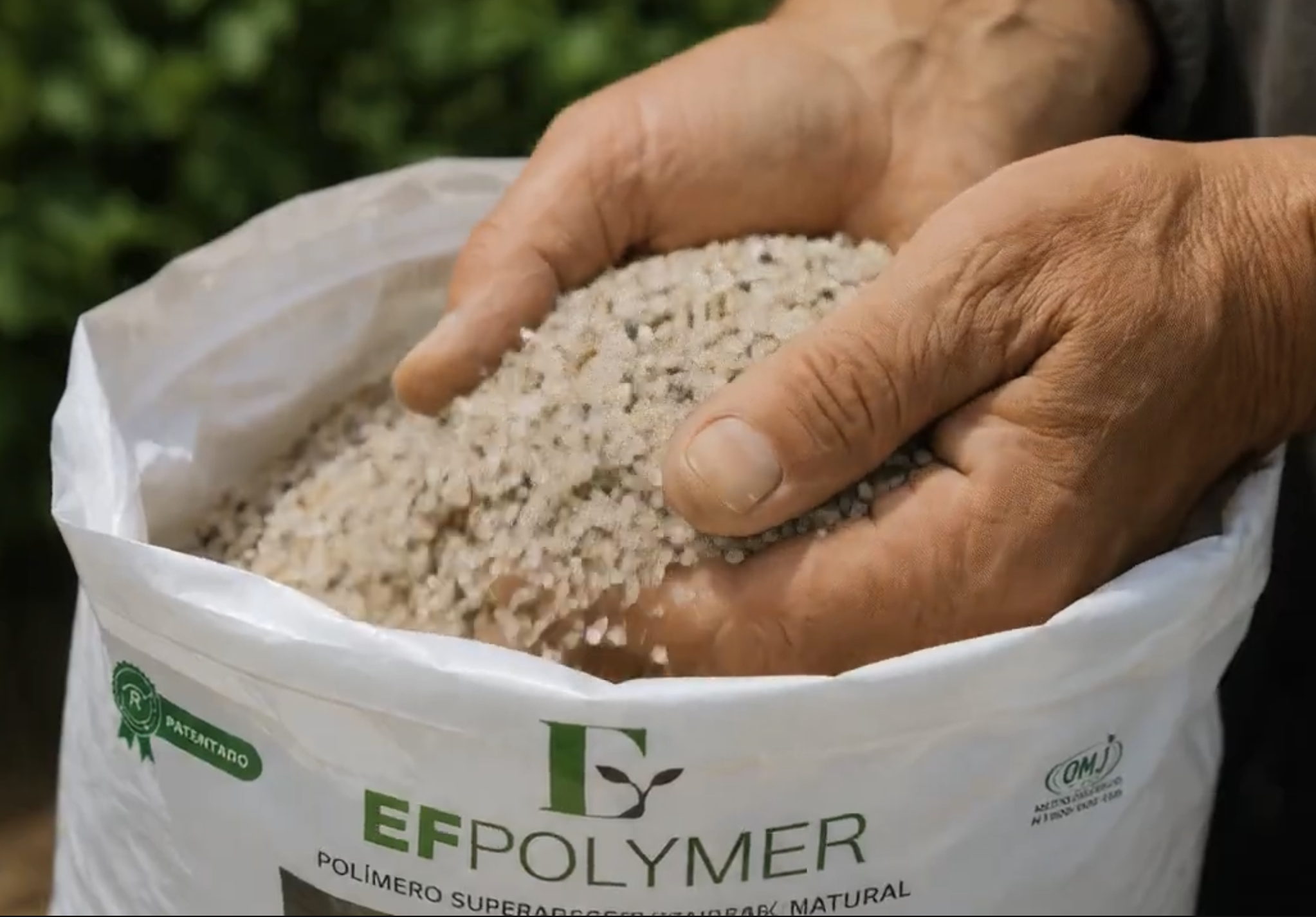 Saco de EF Polymer granulado