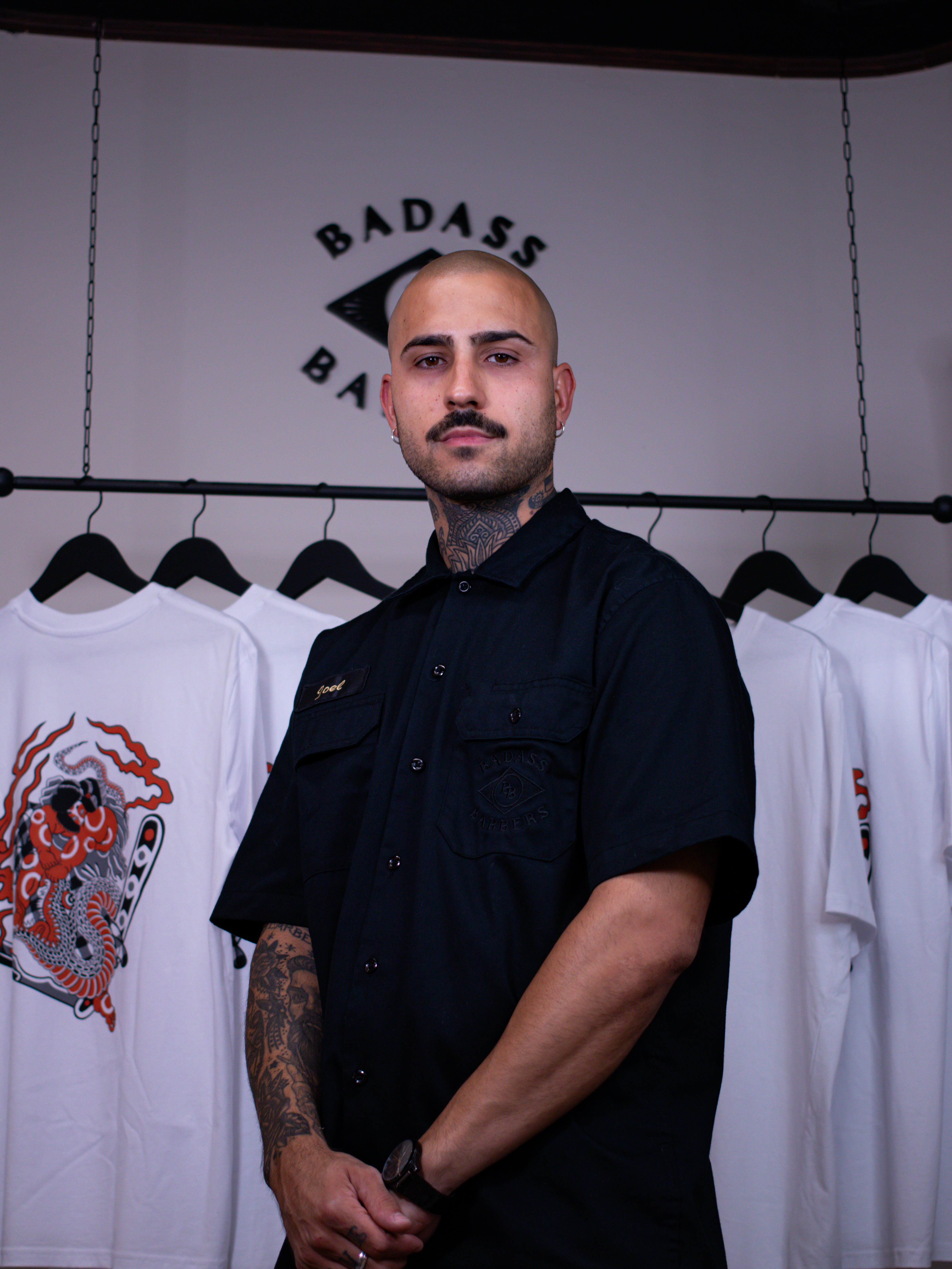 Joel Solano, fundador de Badass Barbers
