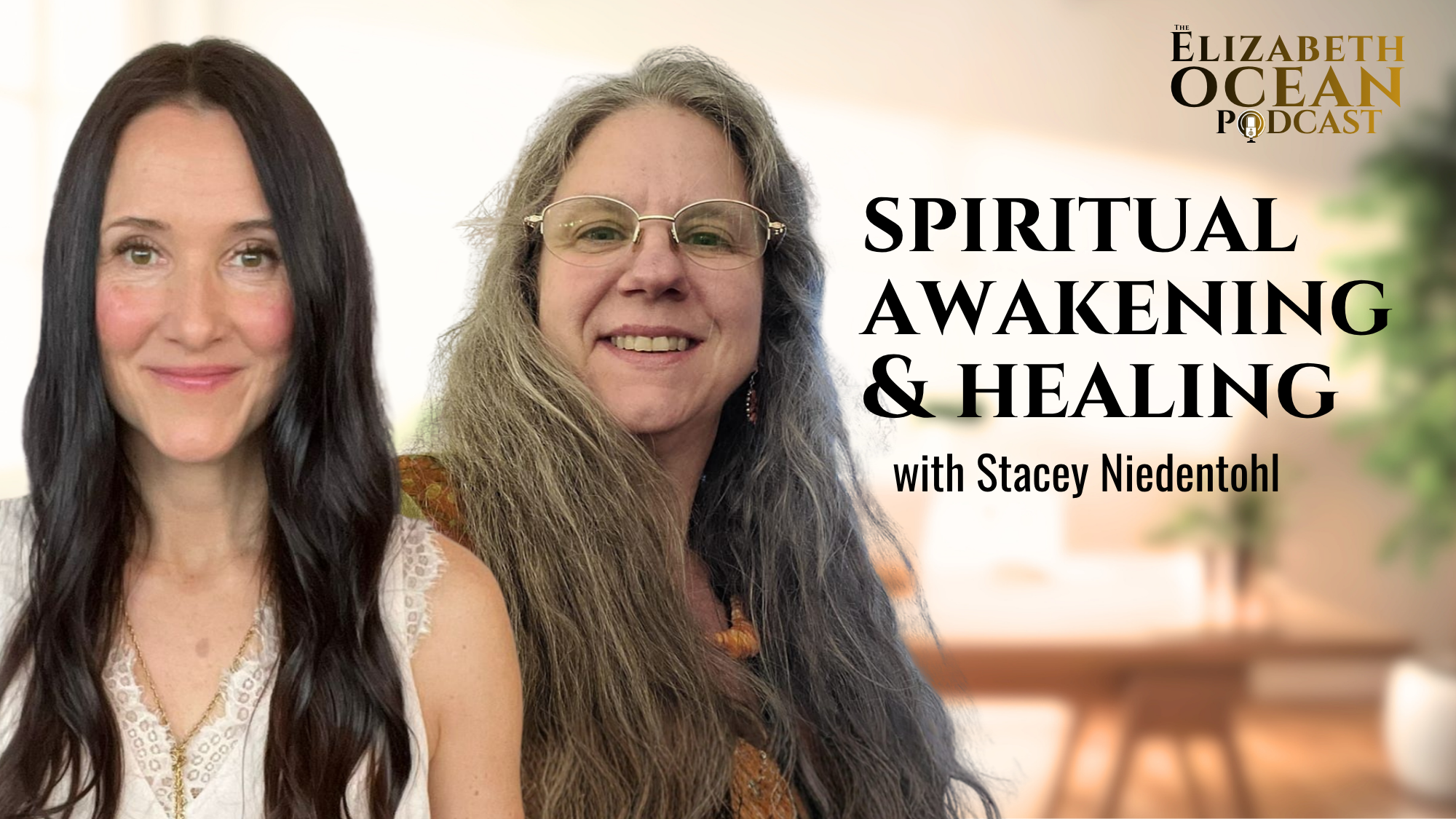 Elizabeth Ocean interviewing Stacey Niedentohl about spiritual awakening, intuition, mediumship and healing