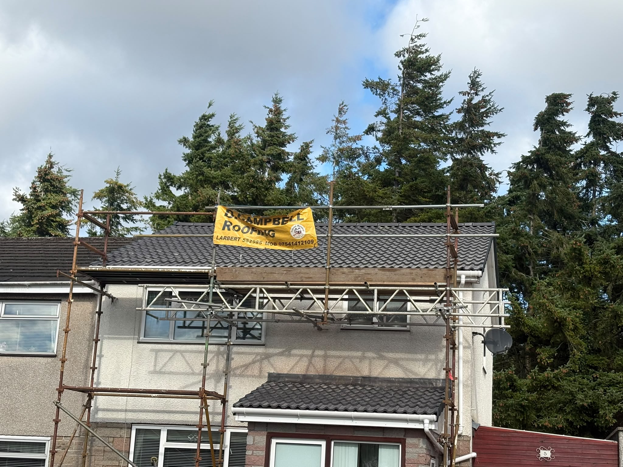 Full Roof Replacements work by D Campbell Roofing