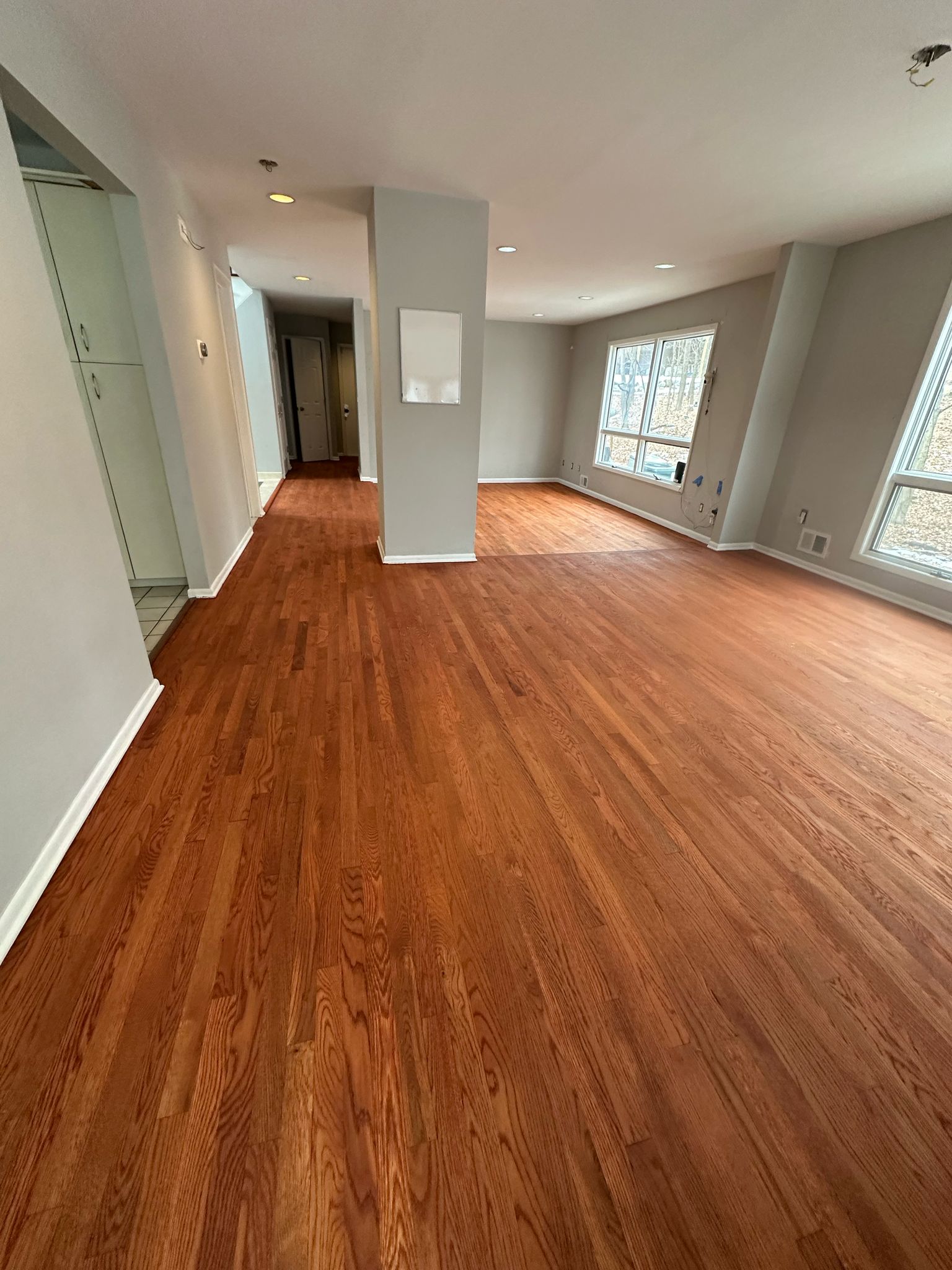 Hardwood floor restoration