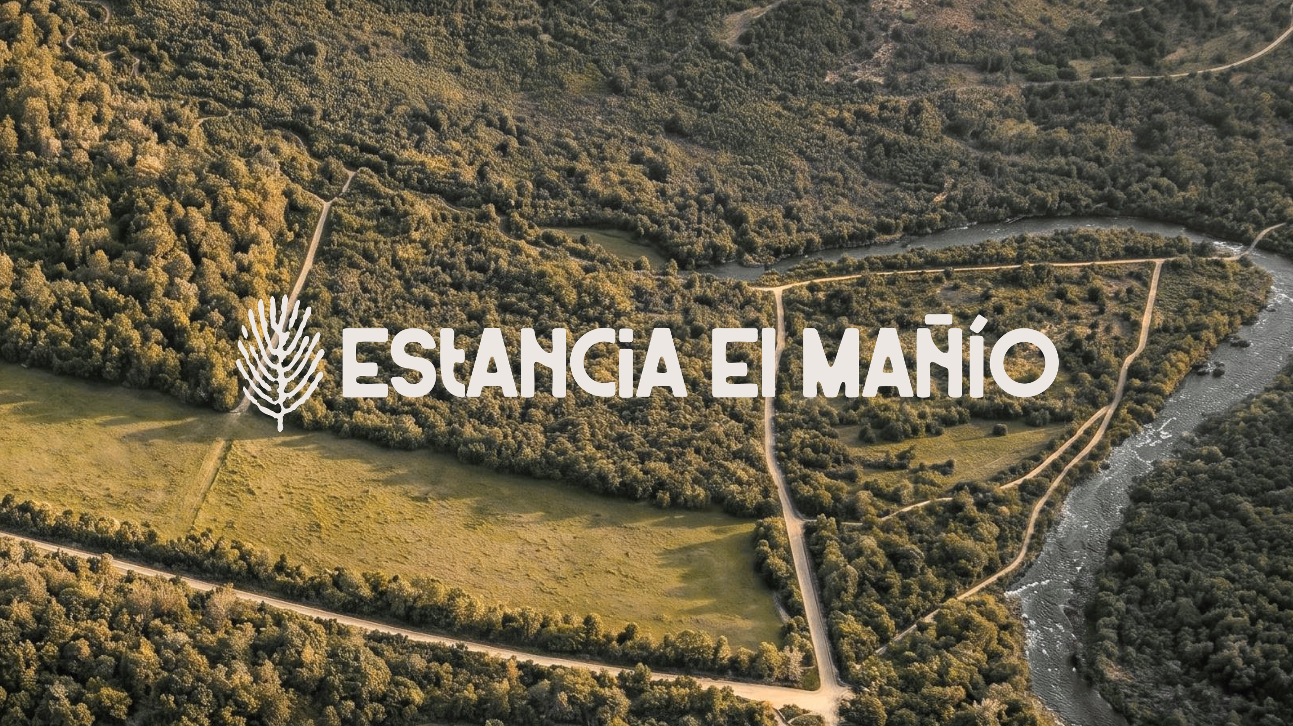 Vista cenital del predio Estancia el Mañío