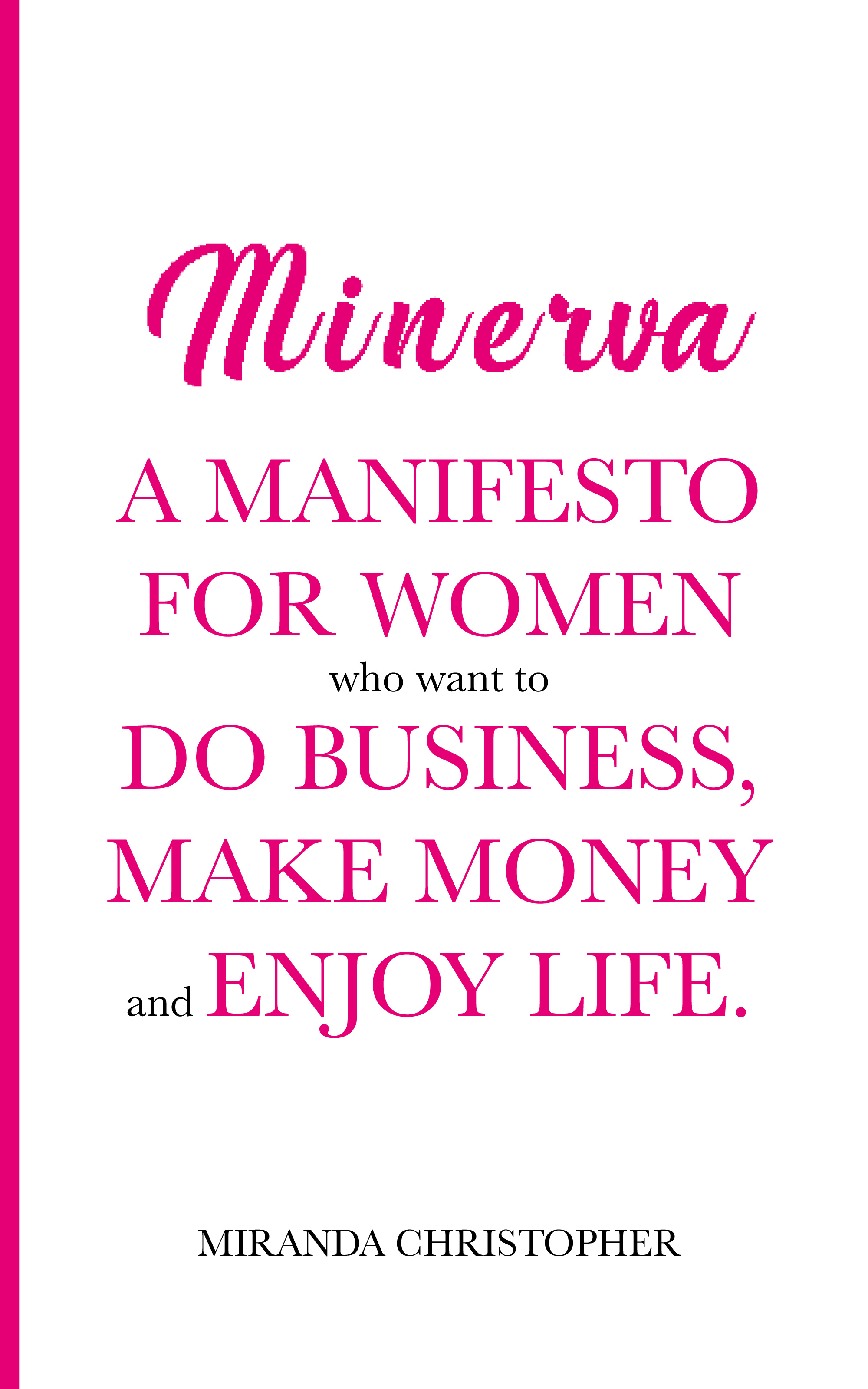 The Minerva Manifesto book cover