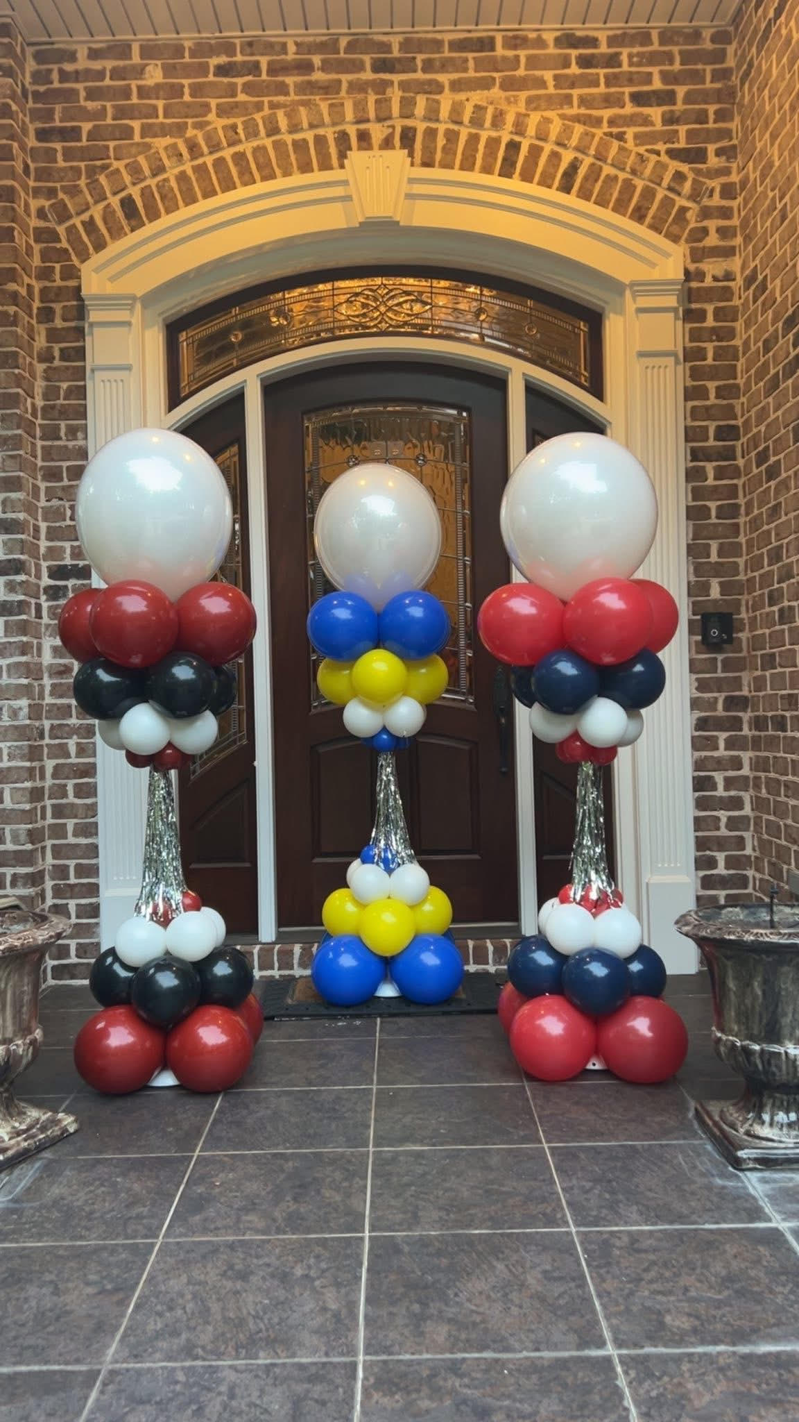 Balloon arrangement panorama