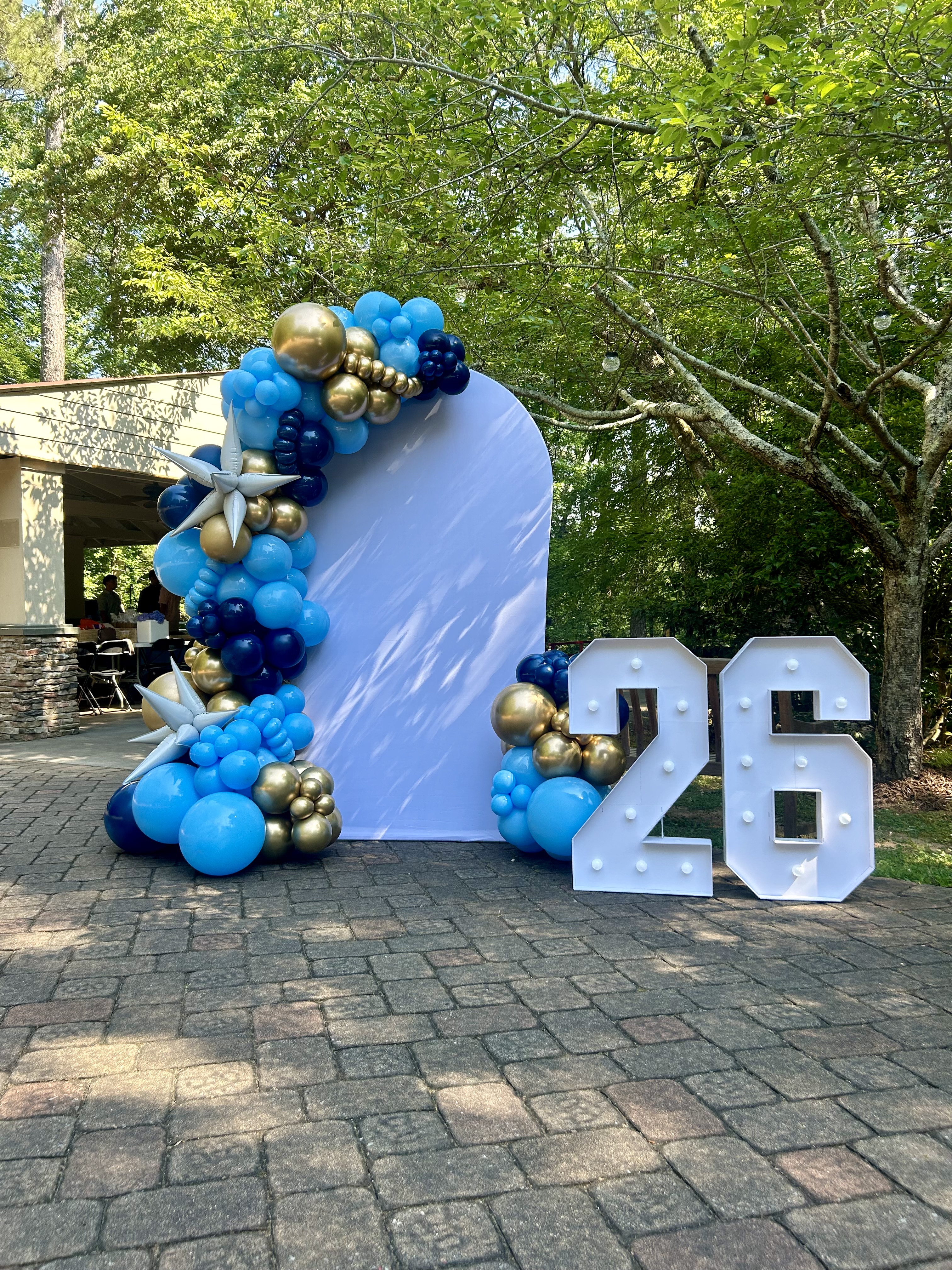 Graduation celebration balloon detail 2