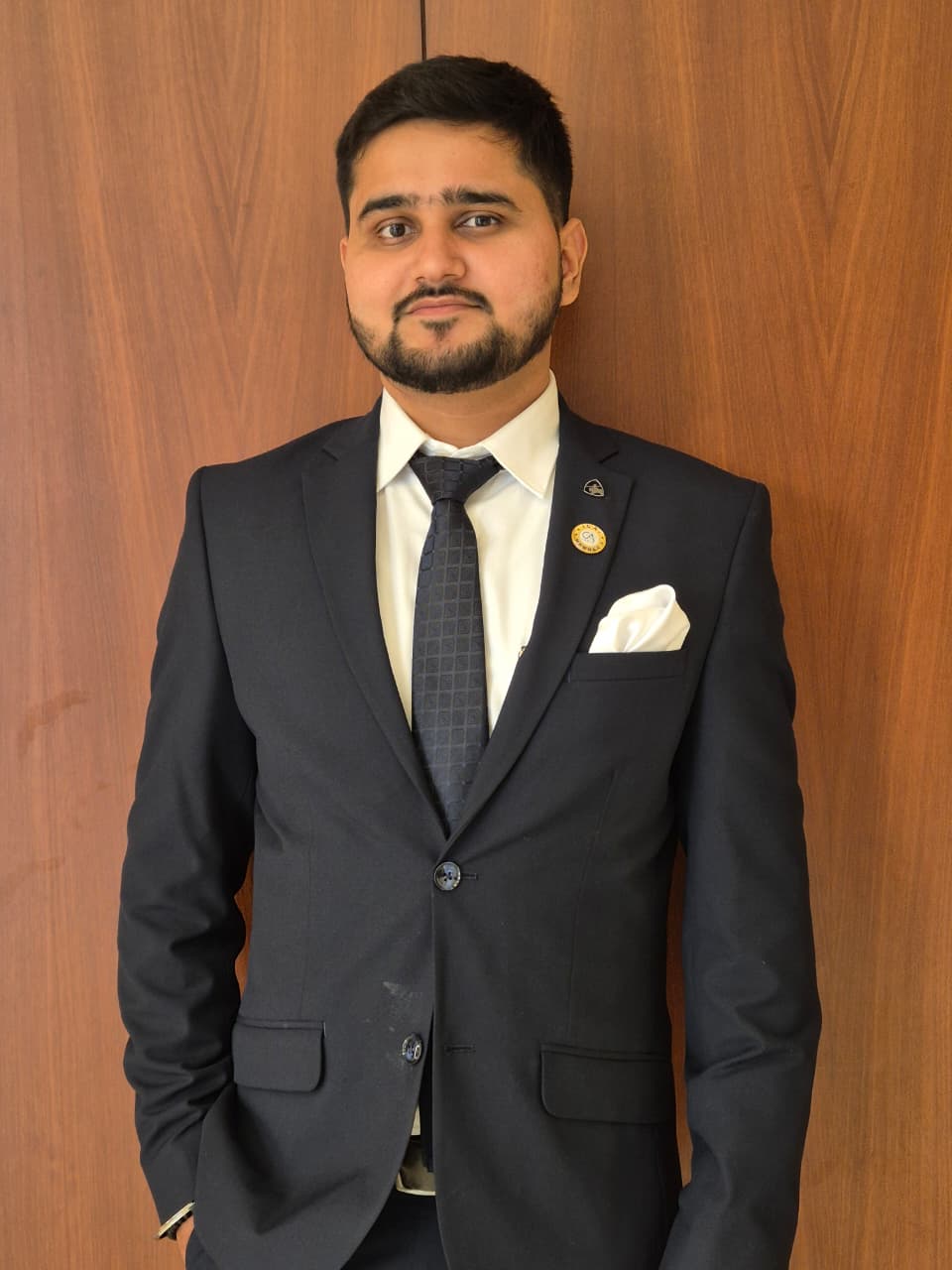 Portrait of CA Abhishek Kumar Singh, Chartered Accountant and Partner at Daga Arun & Co.