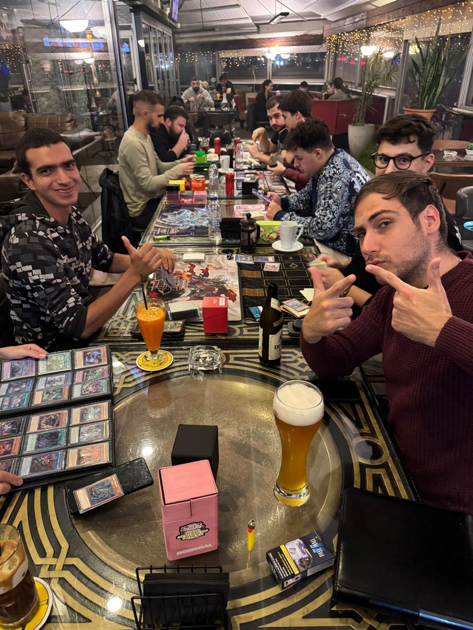 Friends gathering at Narghile