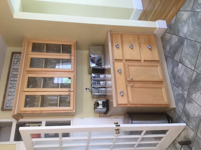 Before cabinet refacing project 1