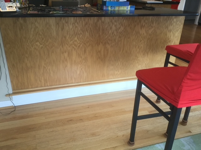 Before cabinet refacing project 6