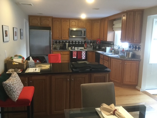 Before cabinet refacing project 3
