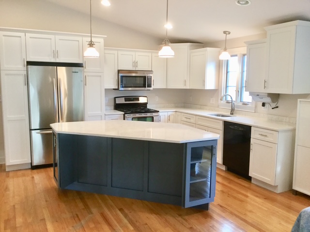 After cabinet refacing project 5