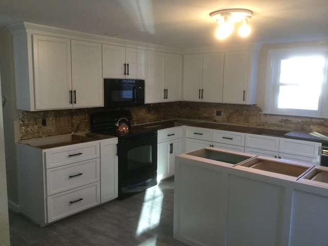 After cabinet refacing project 4