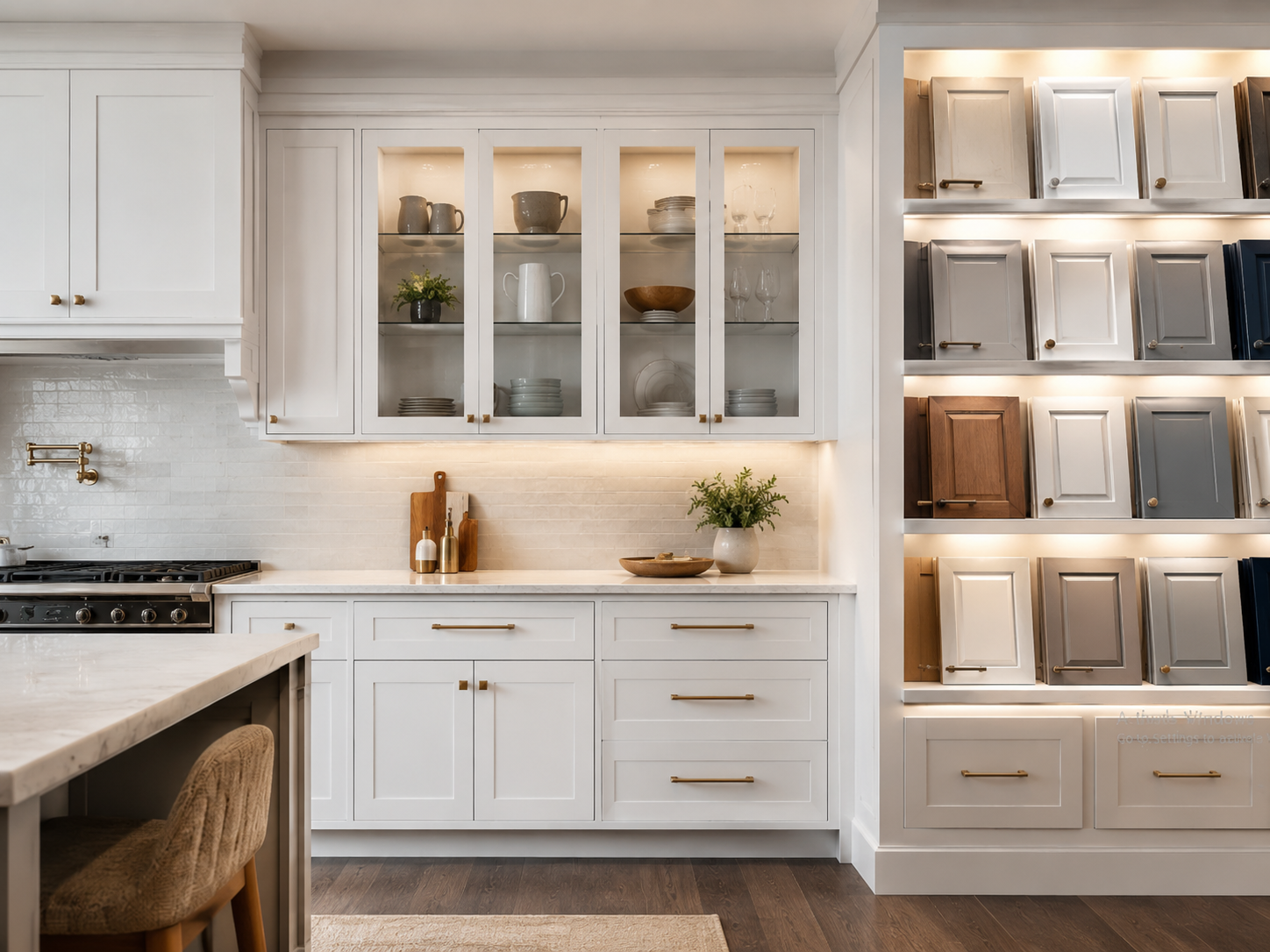 Lighter cabinet tone