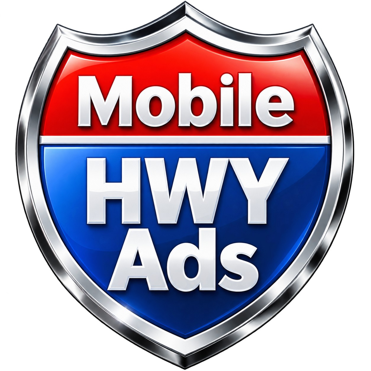 Mobile Hwy Ads shield logo