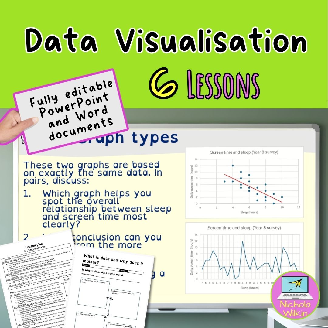 Data visualisation unit: 6 ready to teach computing lessons
