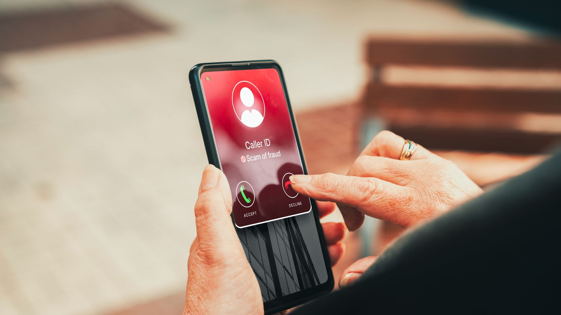 A scam phone call A scam phone call