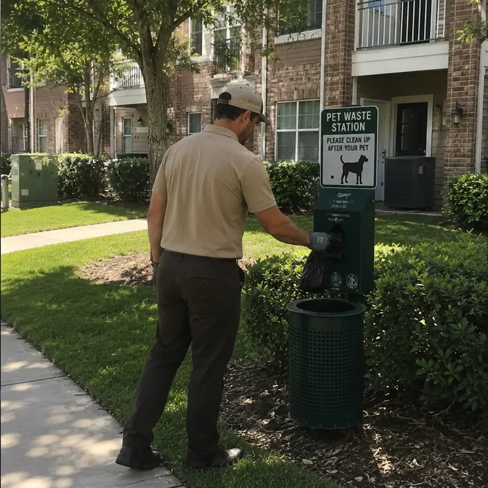 Commercial pet waste station installation and maintenance in Macomb County