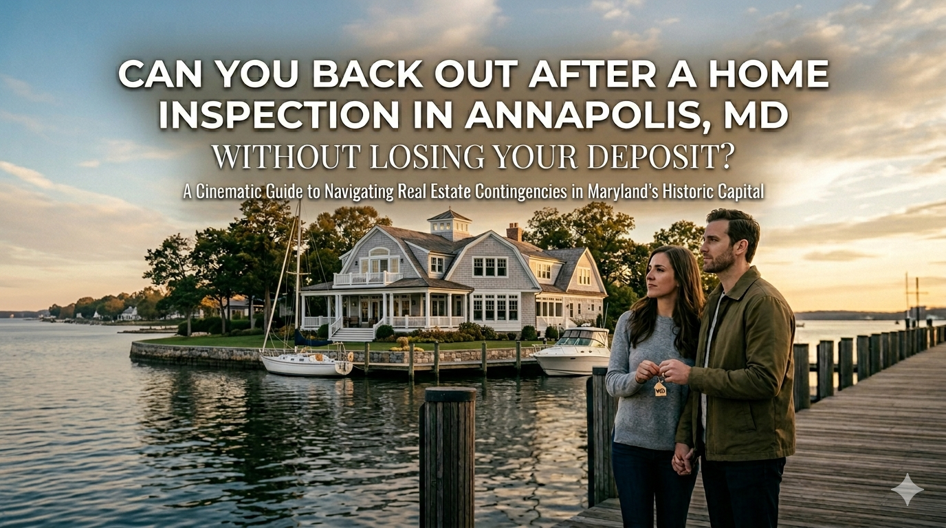 can you back out after a home inspection in annapolis md without losing your deposit