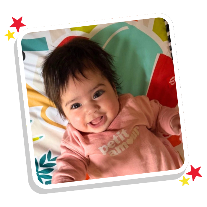 Infant in cozy environment at Magic Kingdom Learning Center, nurturing curiosity and early development in Harlingen TX