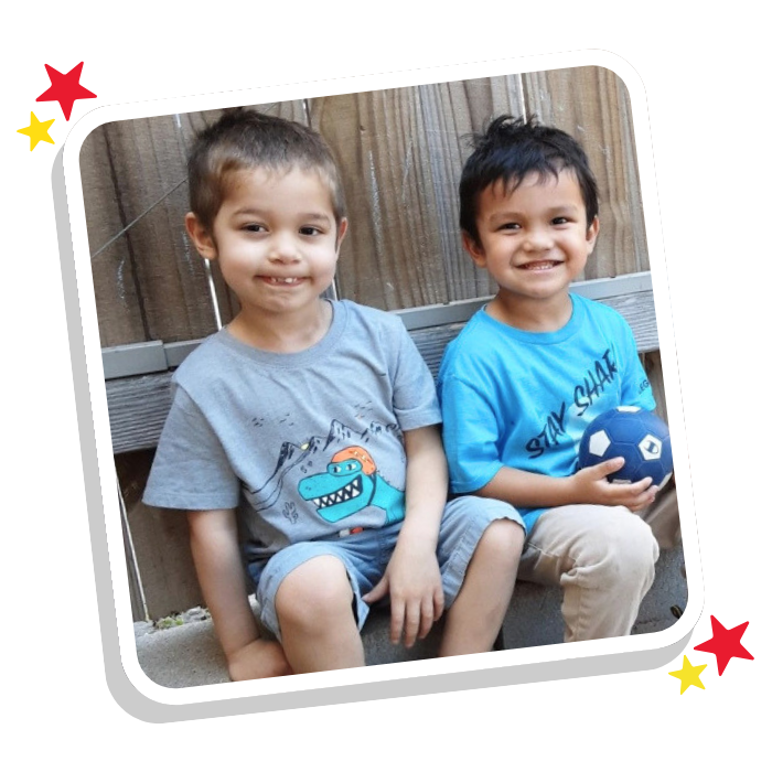 Pre-kindergarten child engaged in creative play at Magic Kingdom Learning Center, preparing for school with self-directed activities in Harlingen TX