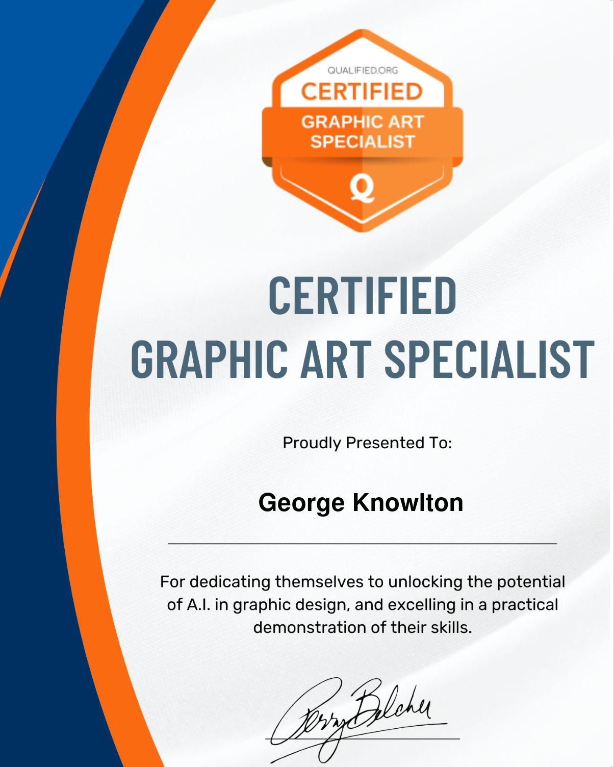 Certified Graphic Art Specialist — Qualified.org