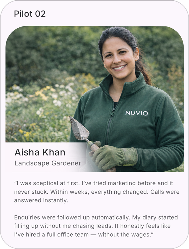NUVIO testimonial slide 2