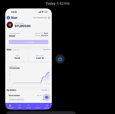 Dashboard testimonial screenshot