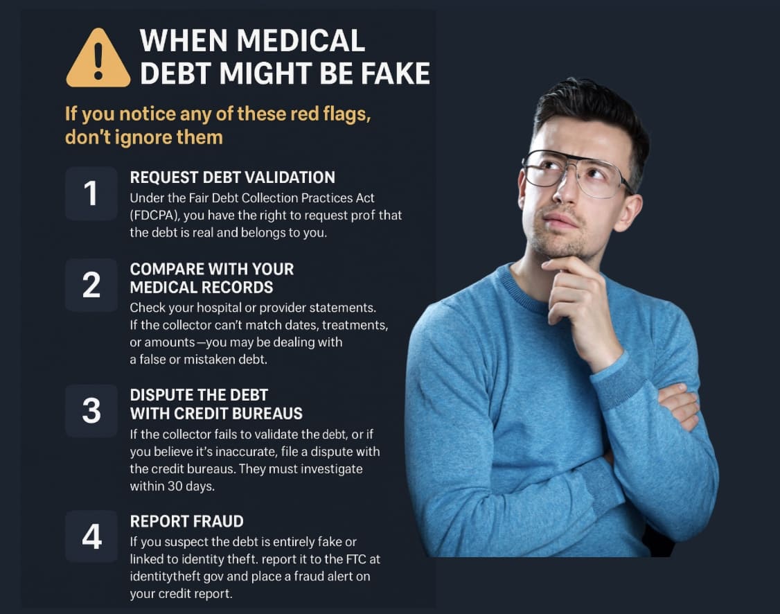 when medical debt might be fake