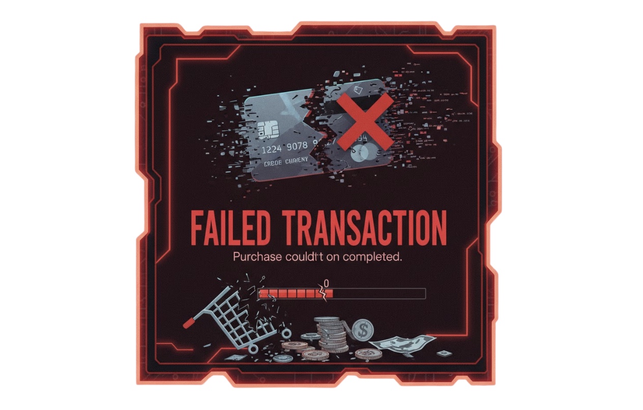 failed purchase transaction