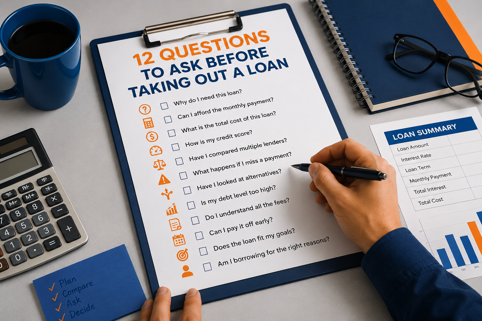 questions to ask before taking out a loan