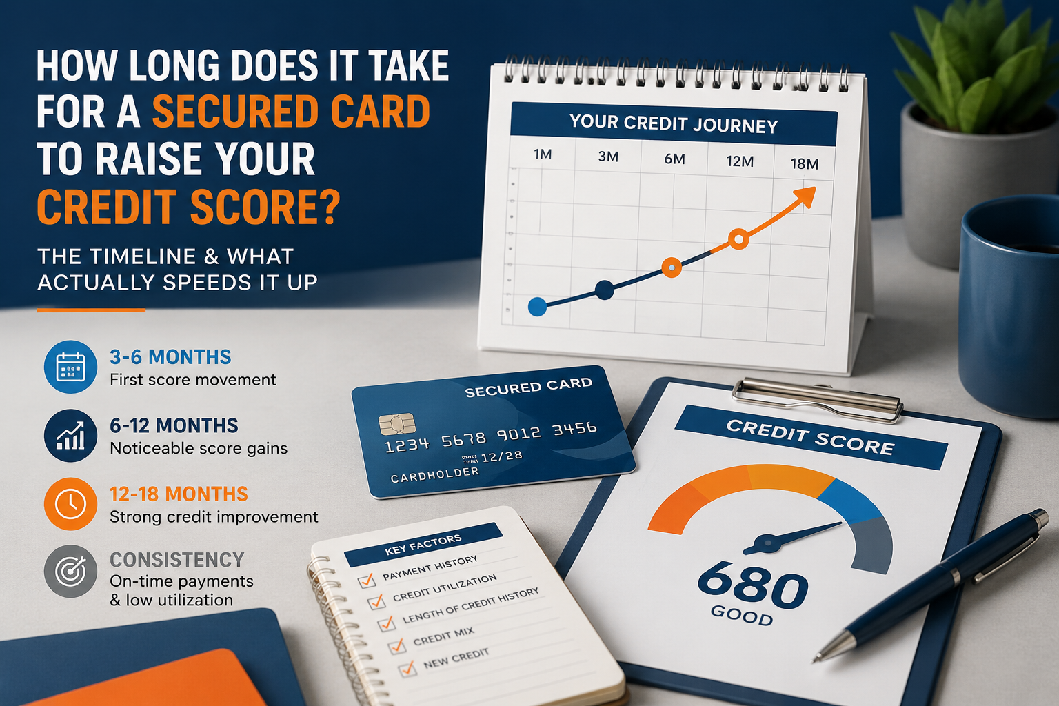 how long does it take for a secured card to raise your credit score