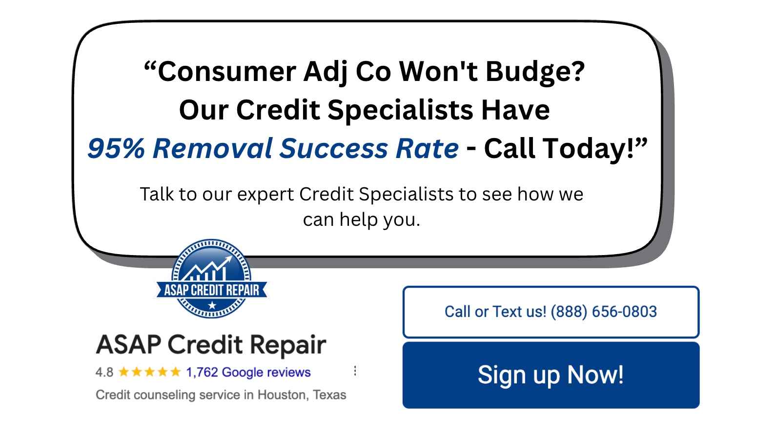 When Consumer Adj Co Won't Cooperate