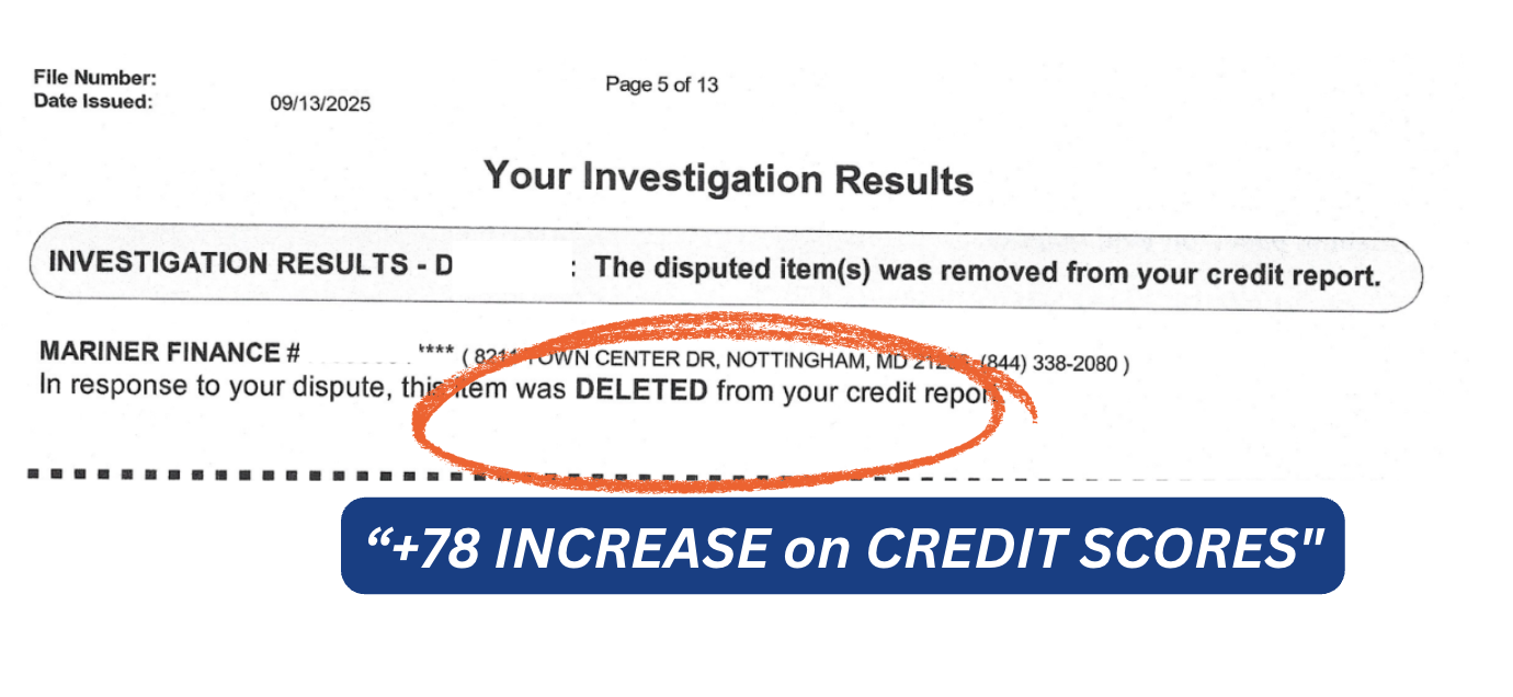delete Mariner Finance account
