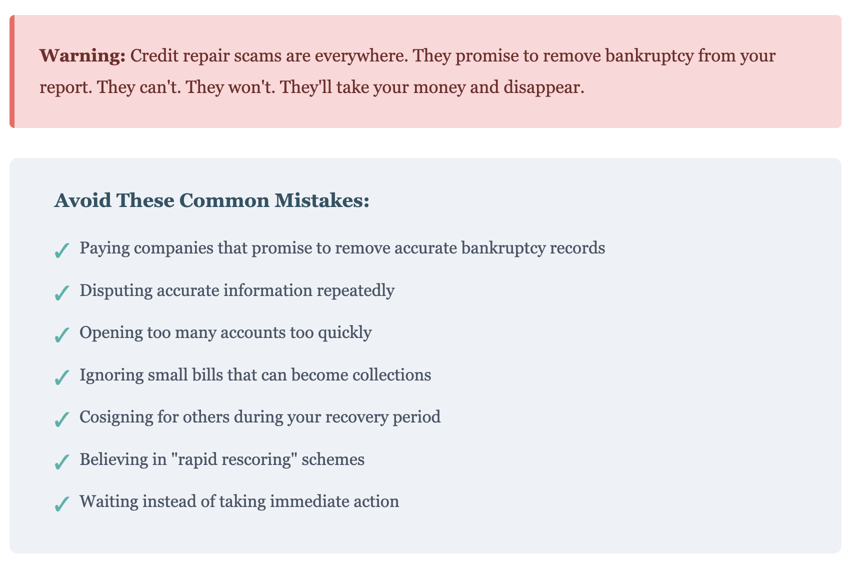 What Doesn't Work in Bankruptcy