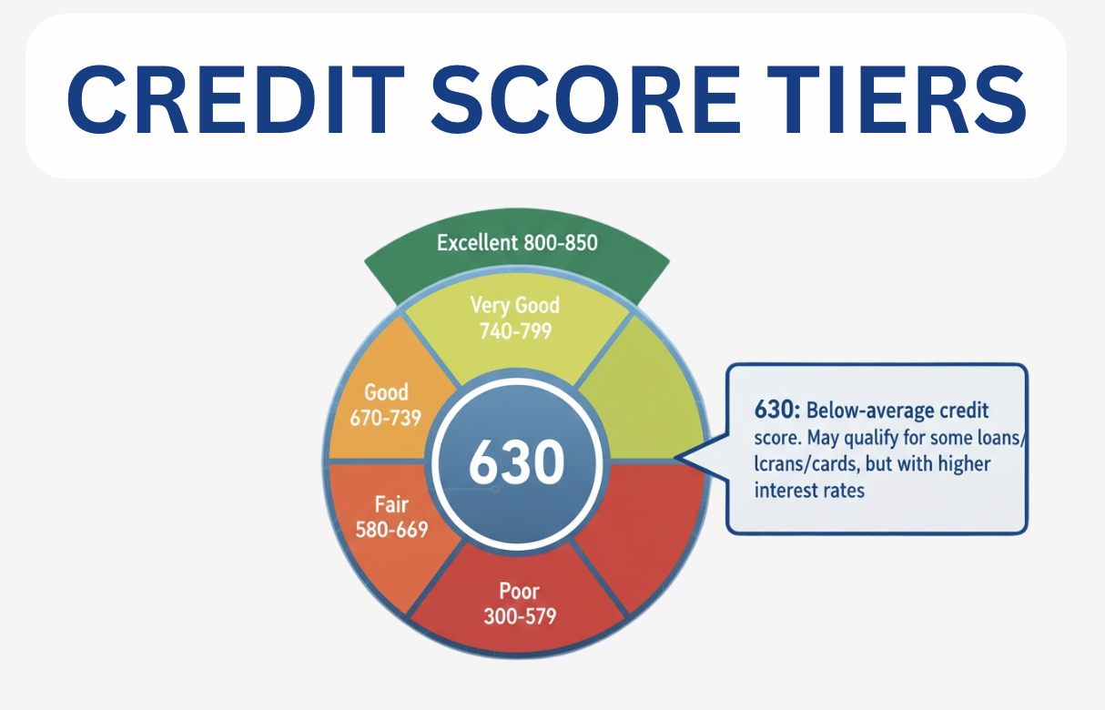 What Is a 630 Credit Score