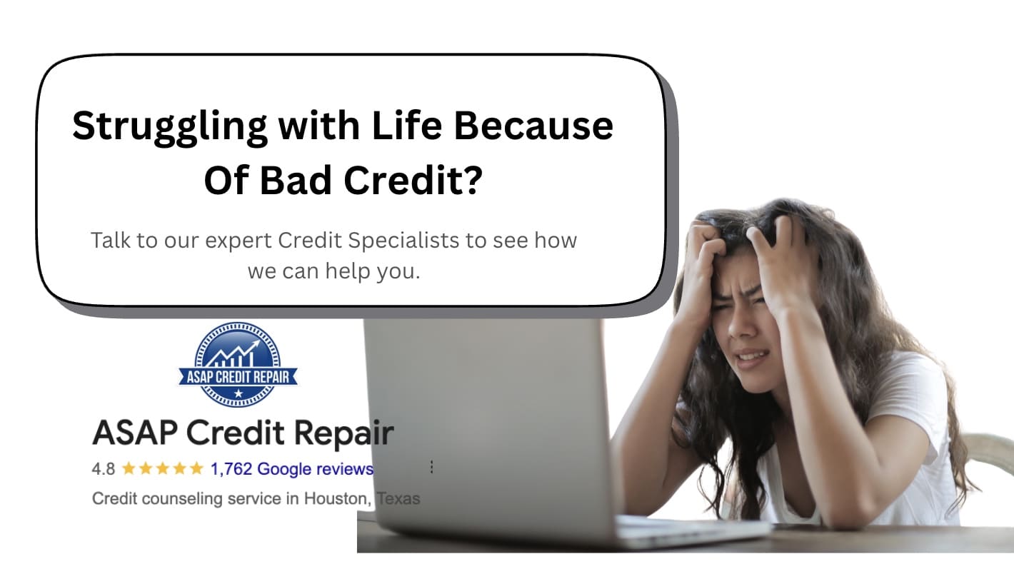 struggling due to bad credit