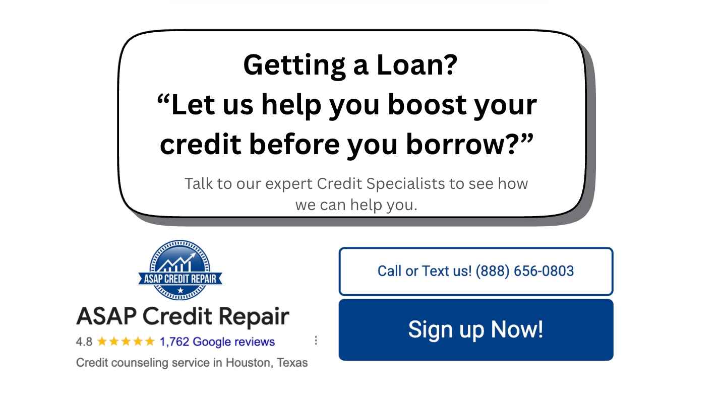 boost your credit score before getting a loan