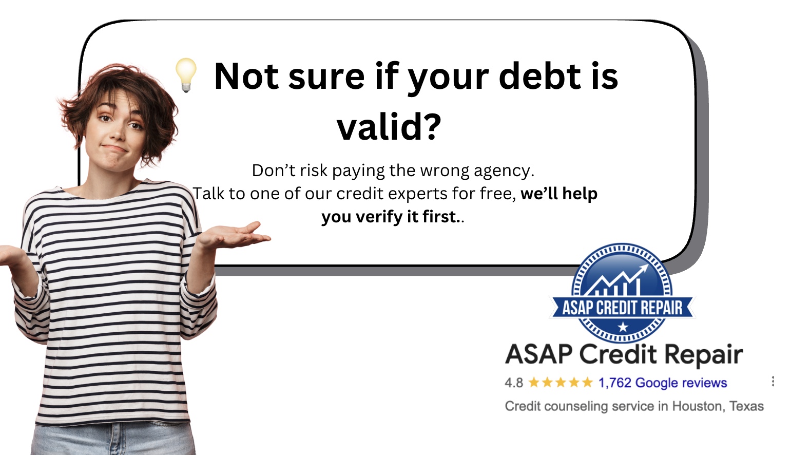 validate debt first