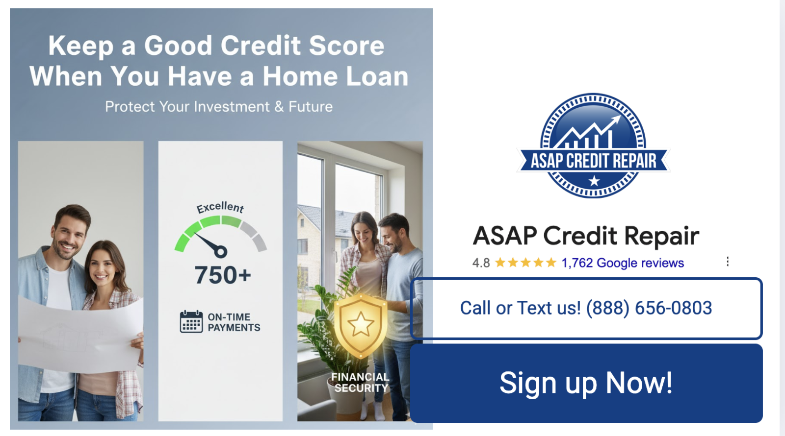 keep a good credit score even with a mortgage loan