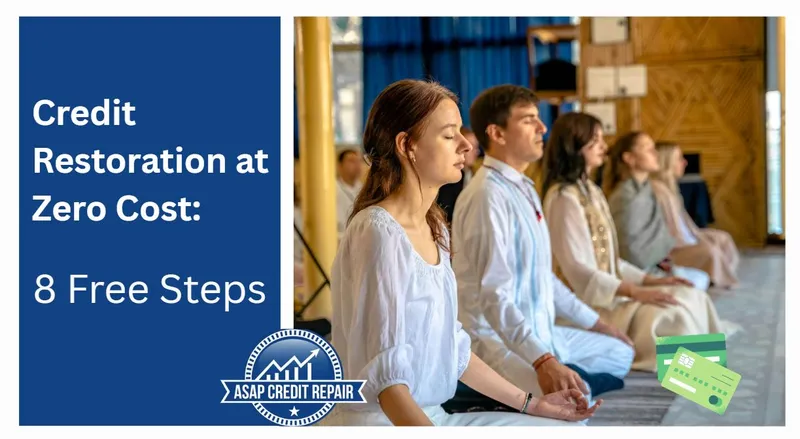 Credit Restoration at Zero Cost: 8 Free Steps