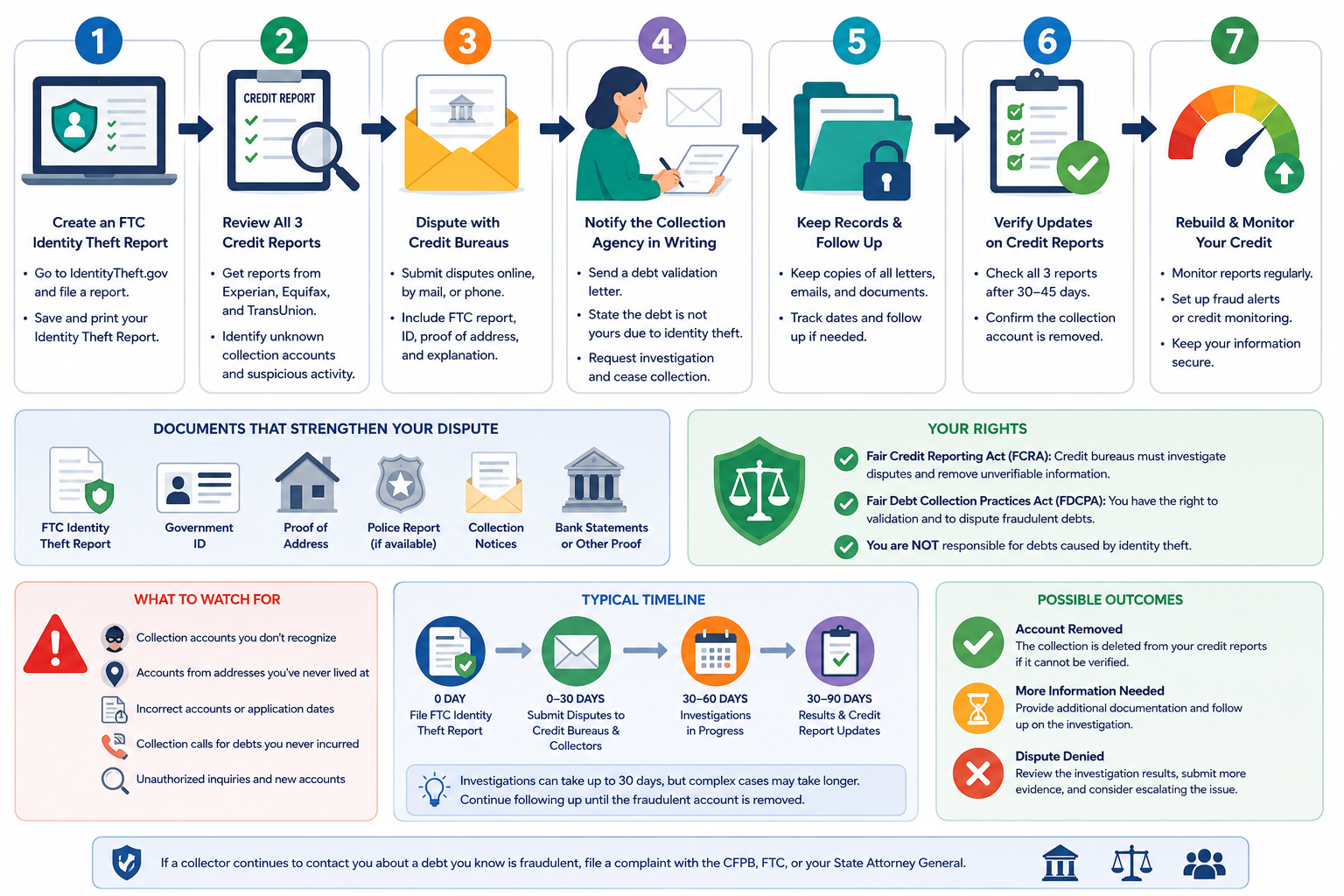 How to Dispute Identity Theft Collections