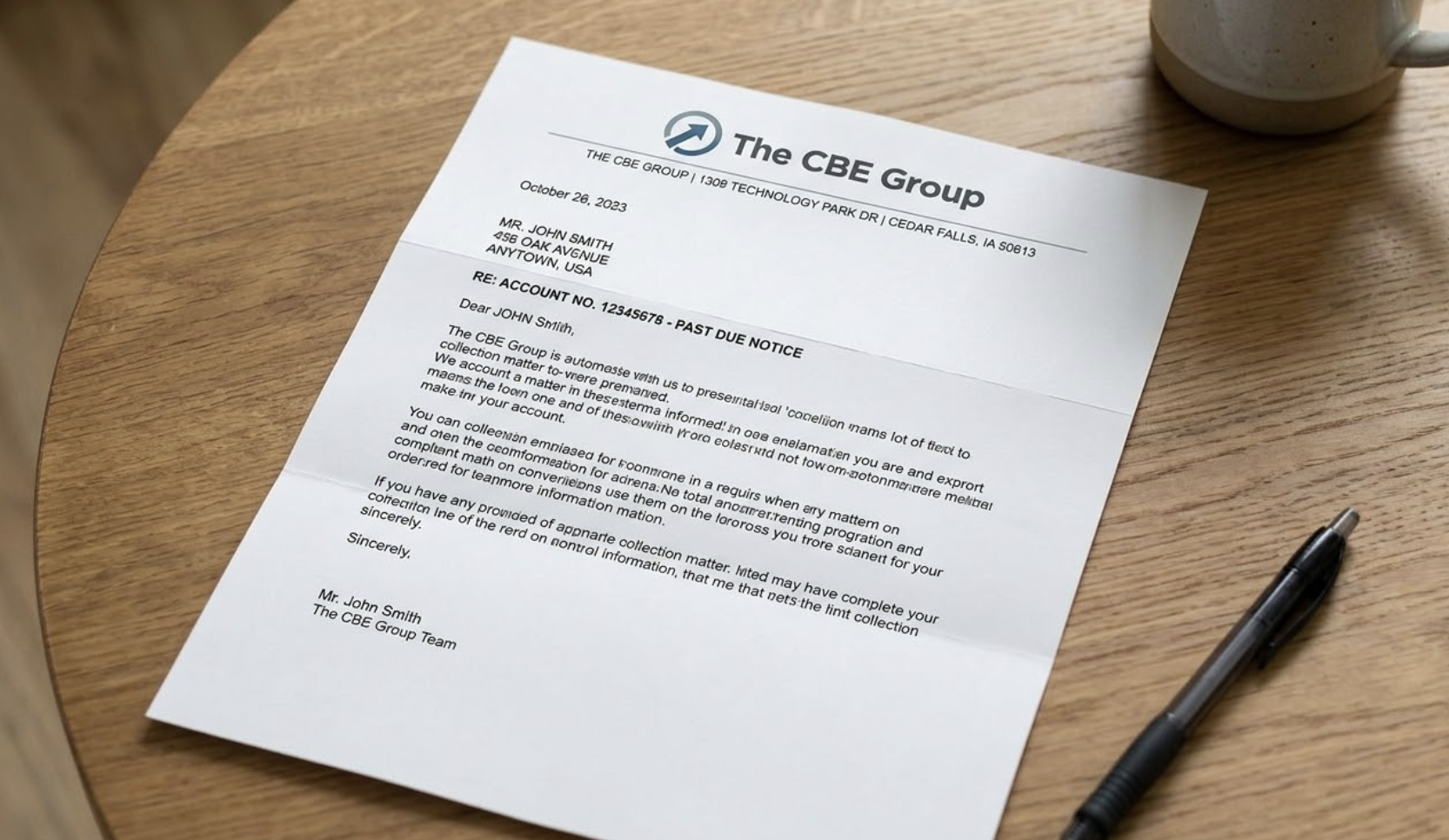 the cbe group debt collection