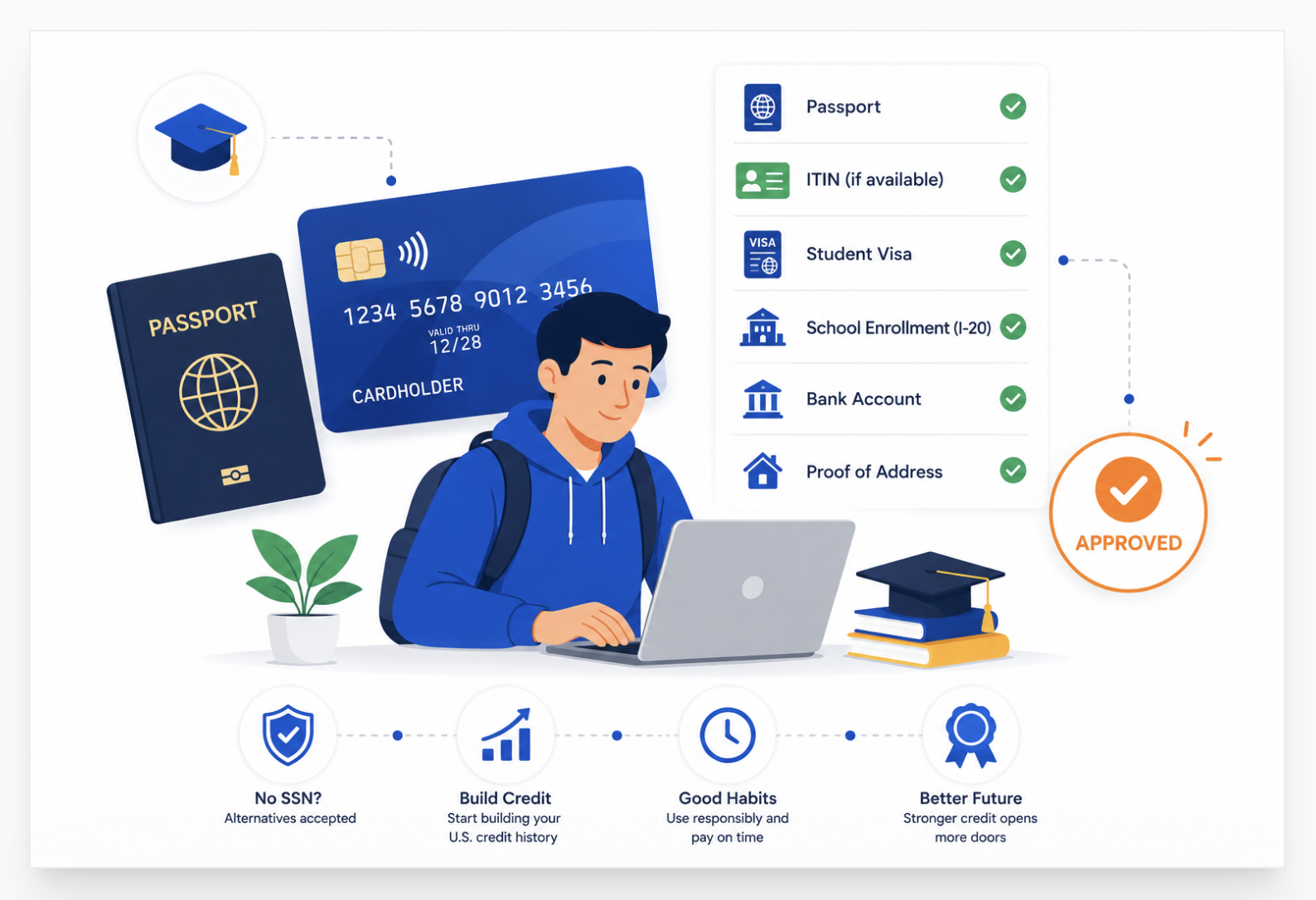 credit card for international students without ssn