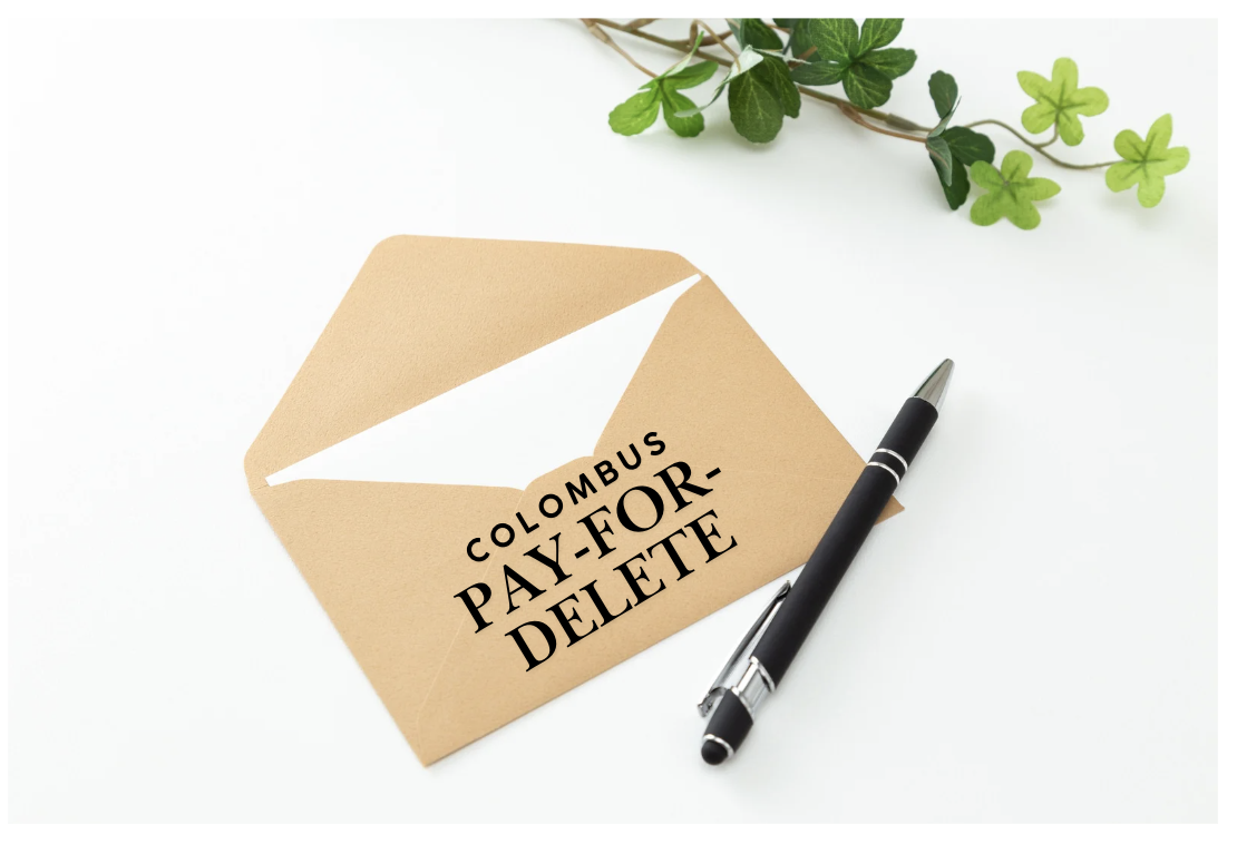 colombus pay for delete rate