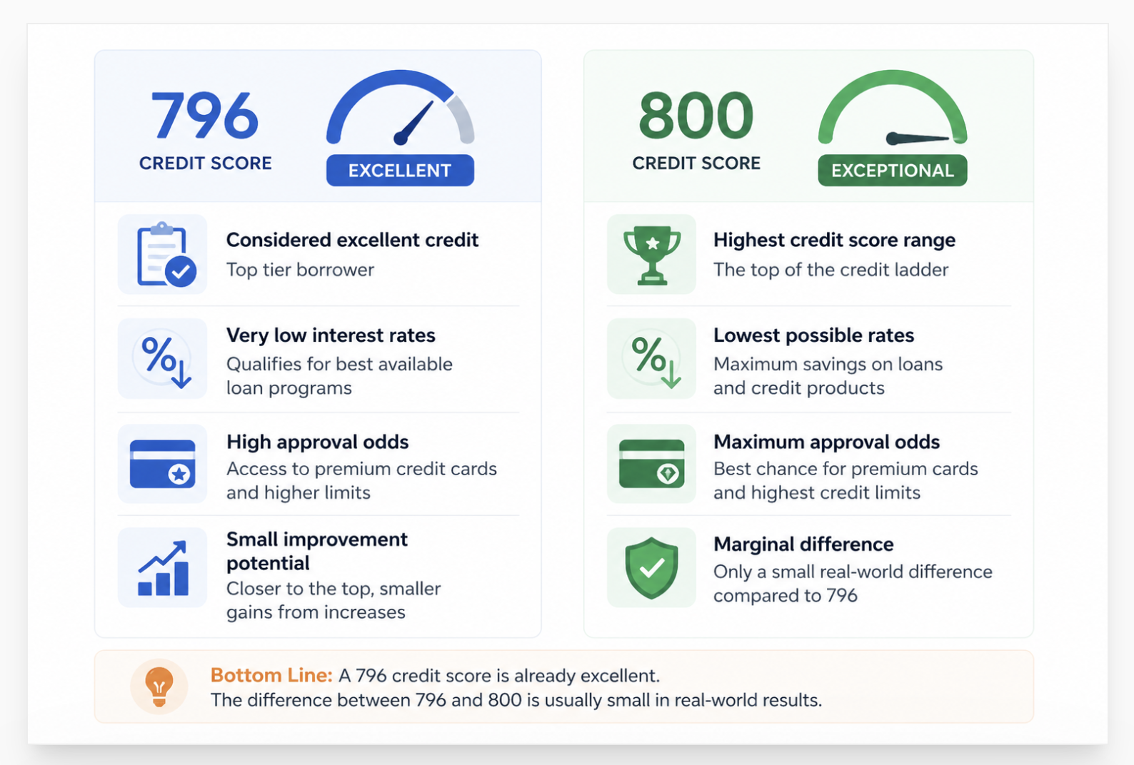 is 796 credit score good?