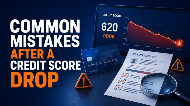 credit score drop