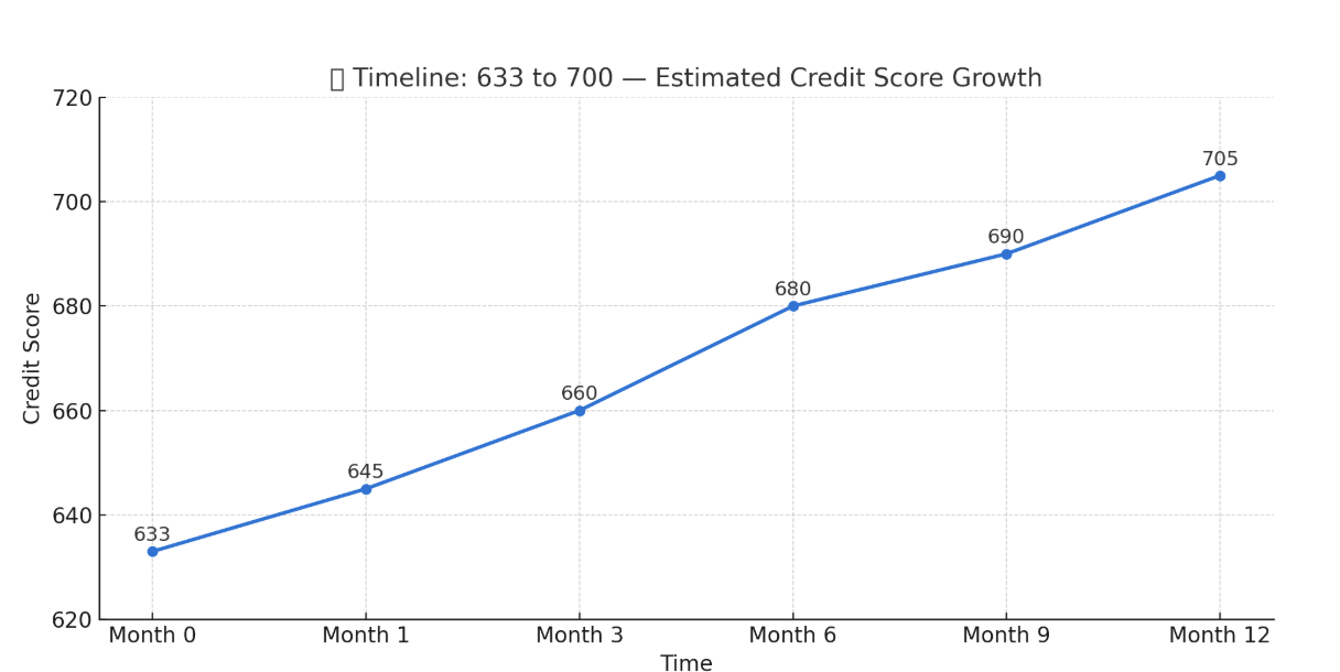 How Fast Can You Improve Your 633 Score