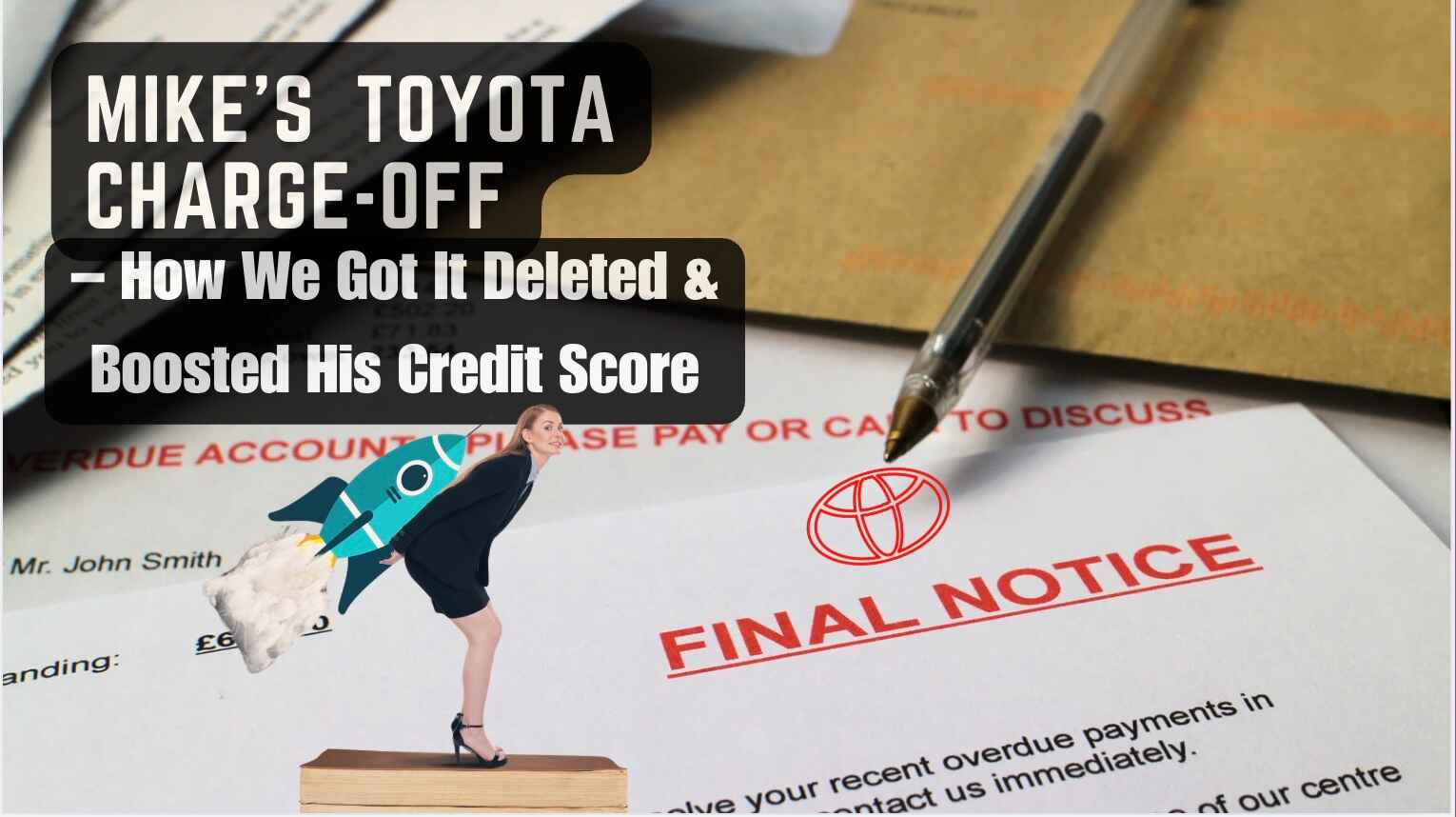 Mike’s Toyota Charge-Off – How We Got It Deleted & Boosted His Credit Score