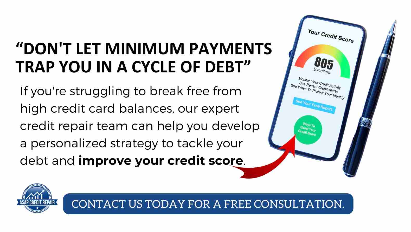 Don't let minimum payments trap you in a cycle of debt